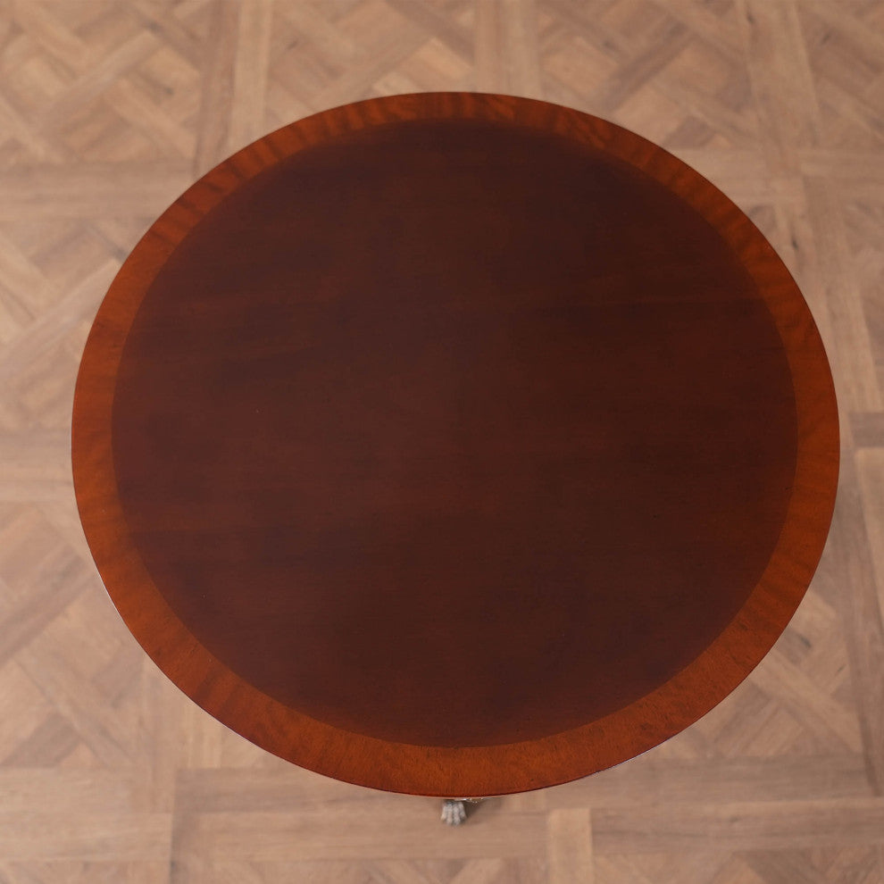 Drum Table With Drawer