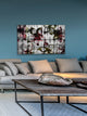 "Floral Outlines" Fine Art Canvas Print, 24"x16"