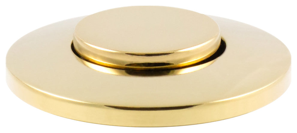 Disposal Air Switch And Single Outlet Control Box In Polished Brass