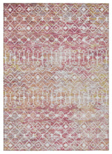 Machine Washable Indoor/Outdoor Chantille ACN1638 Pink 9' x 12' Rug