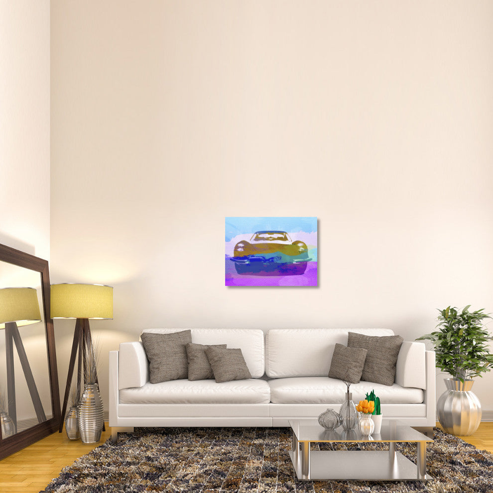 "Jaguar E Type Front" Fine Art Print