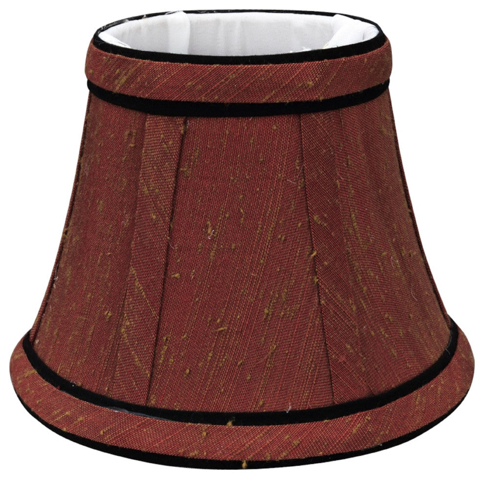 30001-5 Small Bell  Chandelier Clip On Lamp Shade Rust 3"x5"x4"