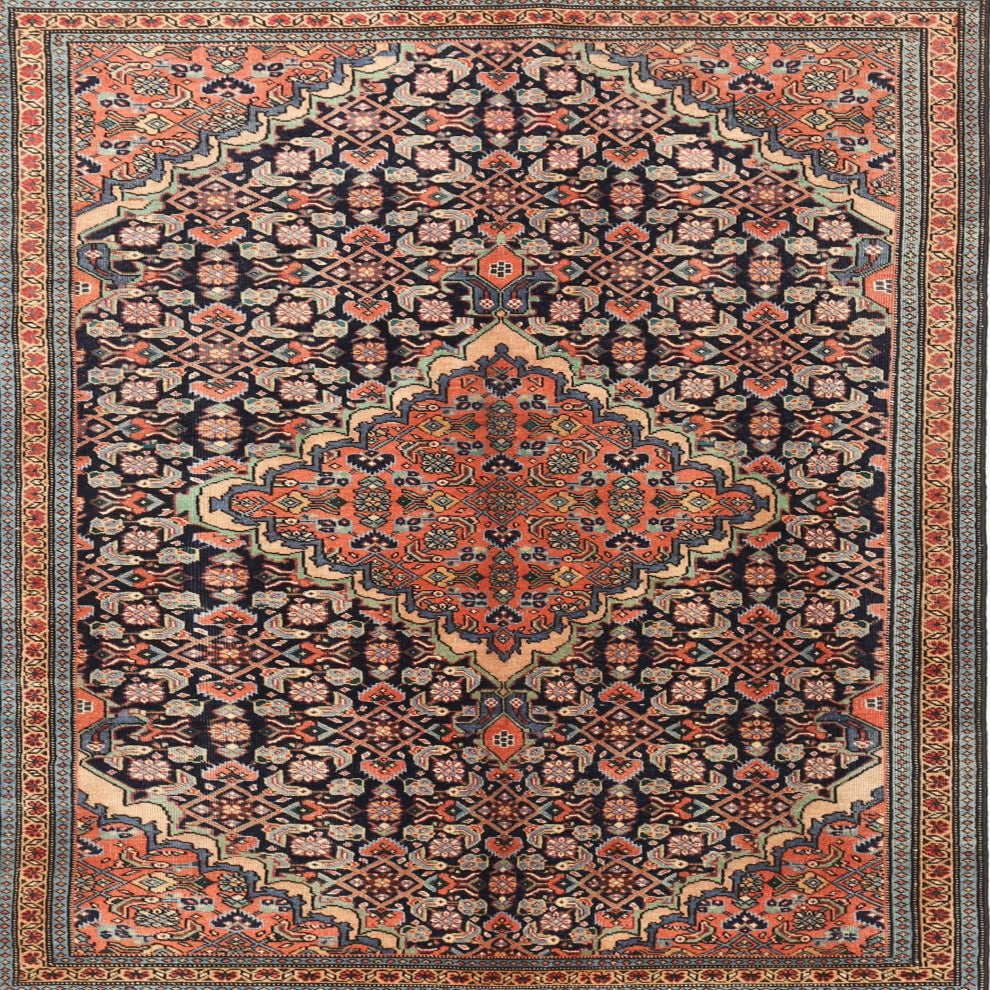 Ahgly Company Indoor Square Traditional Area Rugs, 8' Square