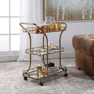 Lifestyle context — cart shown in a room setting with surrounding furniture.