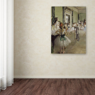Edgar Degas 'The Ballet Class' Canvas Art, 32x24