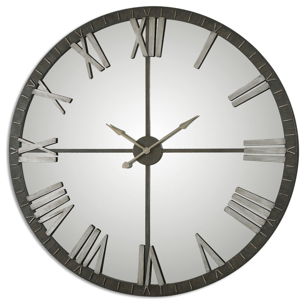 Amelie Large Bronze Wall Clock