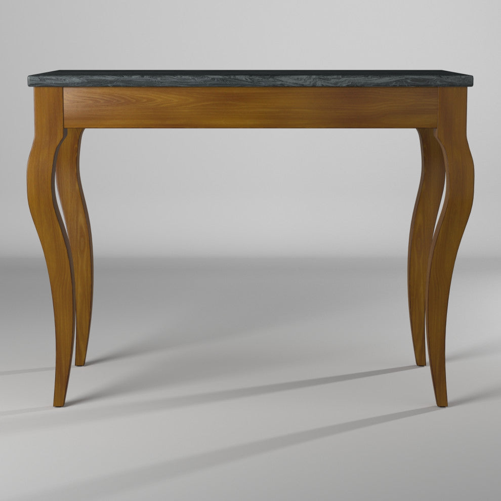 Picket House Melony Desk With Marble Top, Gray