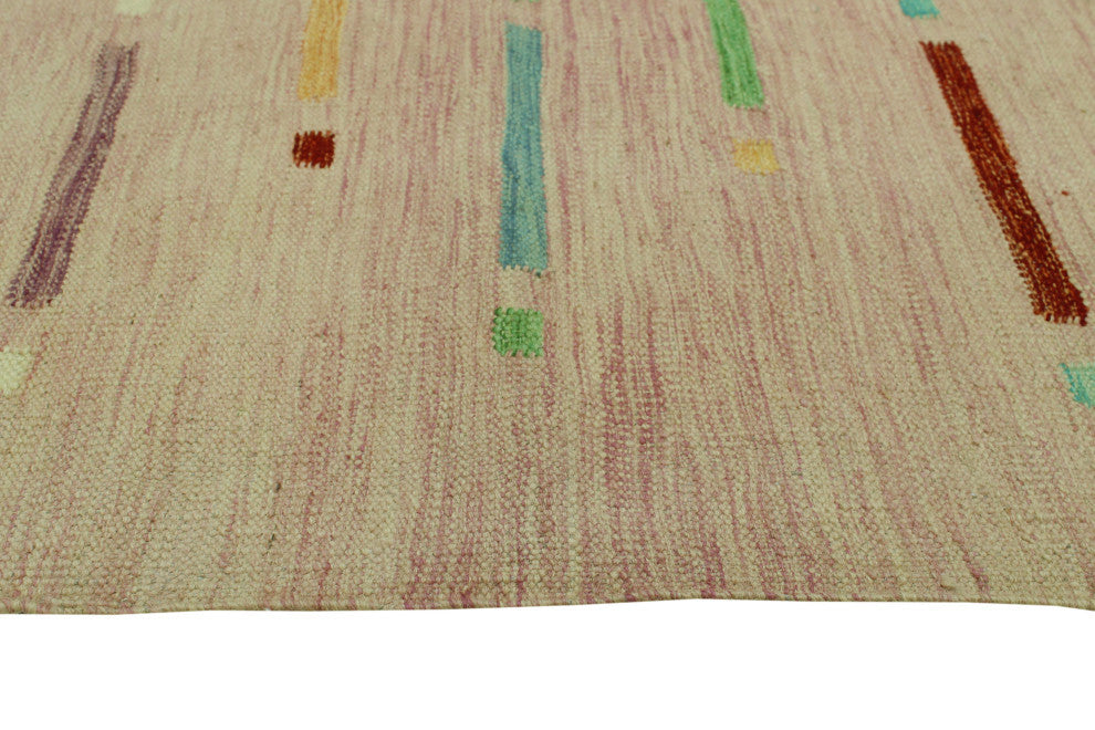 Winchester Kilim Tod Purple/Rust Rug, 4'1x6'0