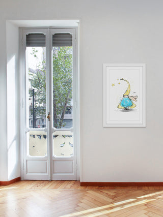 "Lutin" Framed Painting Print