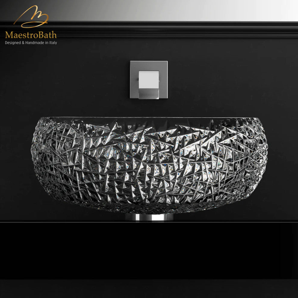 Serea Luxury Crystal Bathroom Sink