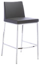 Aelta Counter Stool Black PU, Set of 2