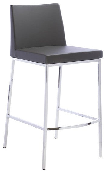Aelta Counter Stool Black PU, Set of 2