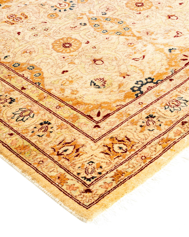 Mogul, One-of-a-Kind Hand-Knotted Area Rug Orange, 3' 1 x 5' 2