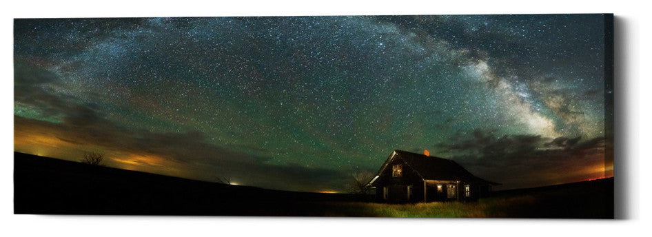 Epic Graffiti "Abandoned On The Plains" by Darren White, Giclee Canvas, 12"x36"