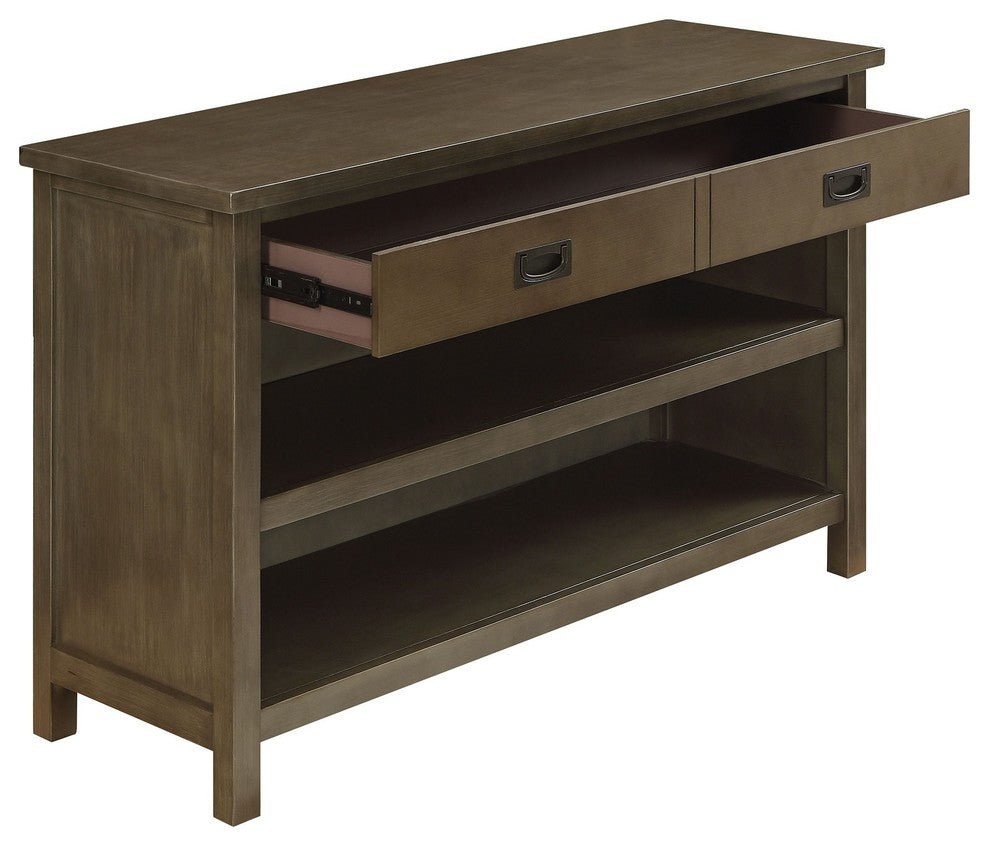 Fairview Console Table, Gray Oak