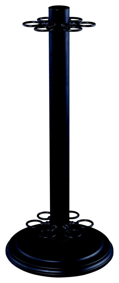 Cue Stand Collection Billiard Cue Stand in Matte Black Finish