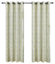 Olivia 2PC Grommet Embroidered Lined Panels, Ivory, 104"x84"