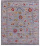 Turkish Oushak Hand-Knotted Wool Rug 8' 4" X 9' 9" - Q14838