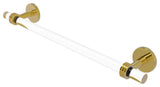 Clearview 30" Towel Bar with Dotted Accents, Polished Brass