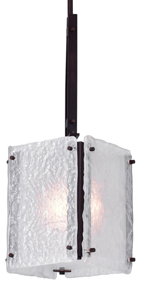 Assunta 1 Light Pendant With Black Finish