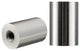 24019-22, Set of 2 Steel Lamp Finial, Brushed Nickel Finish, 1 1/4" Tall