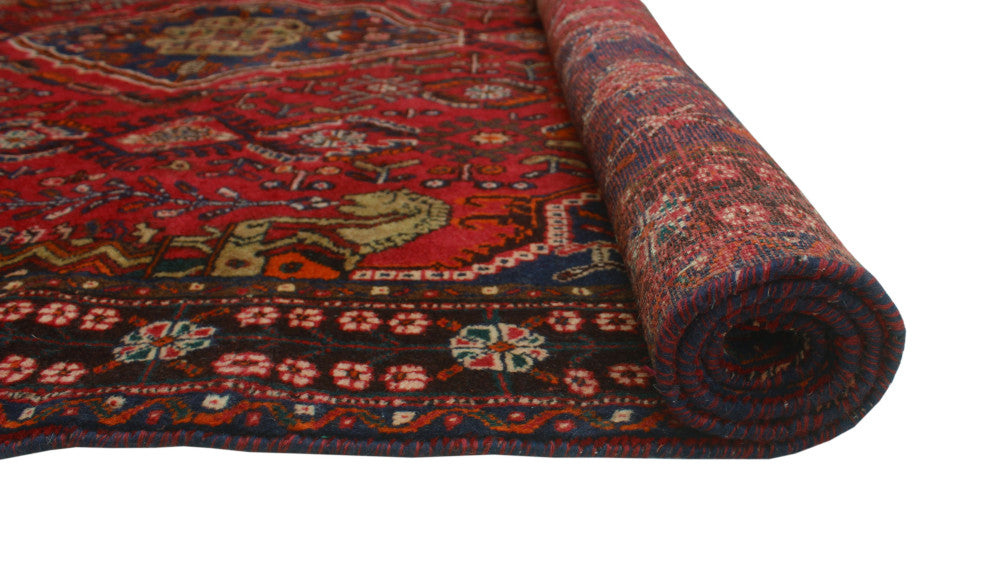 Fine Vintage Distressed Berk Red Rug