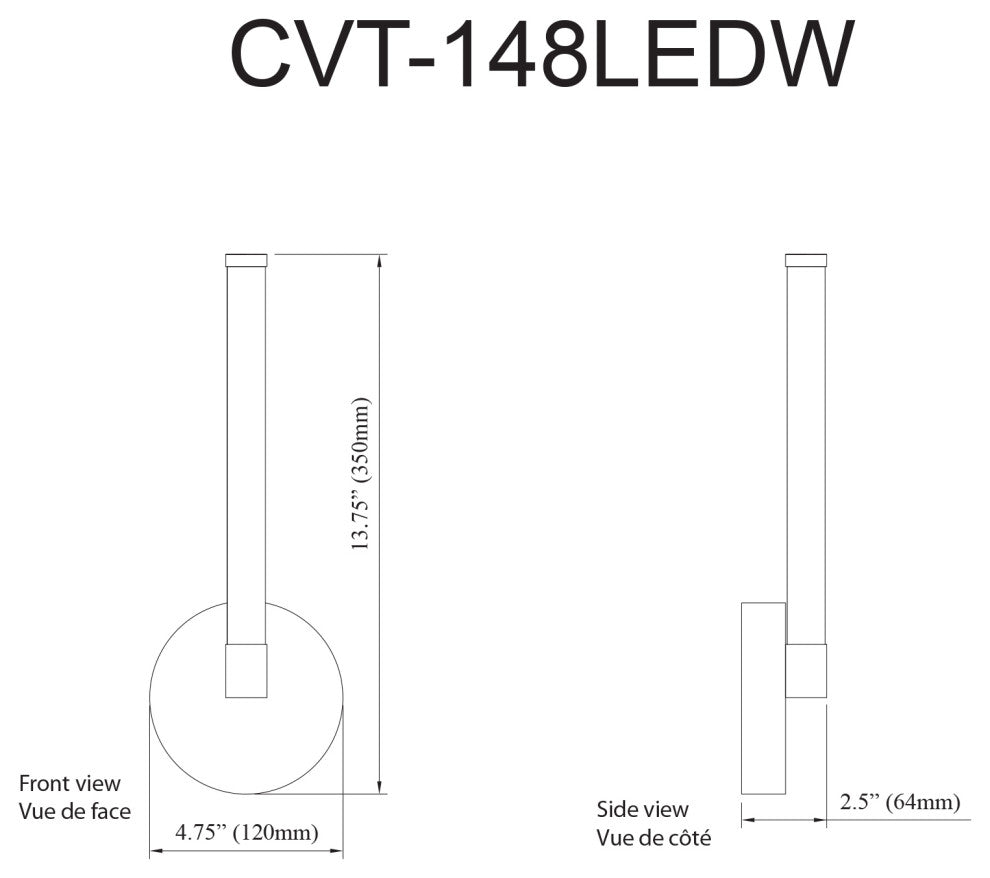 Corvette Modern 1 Light Aged Brass White Metal Wall
