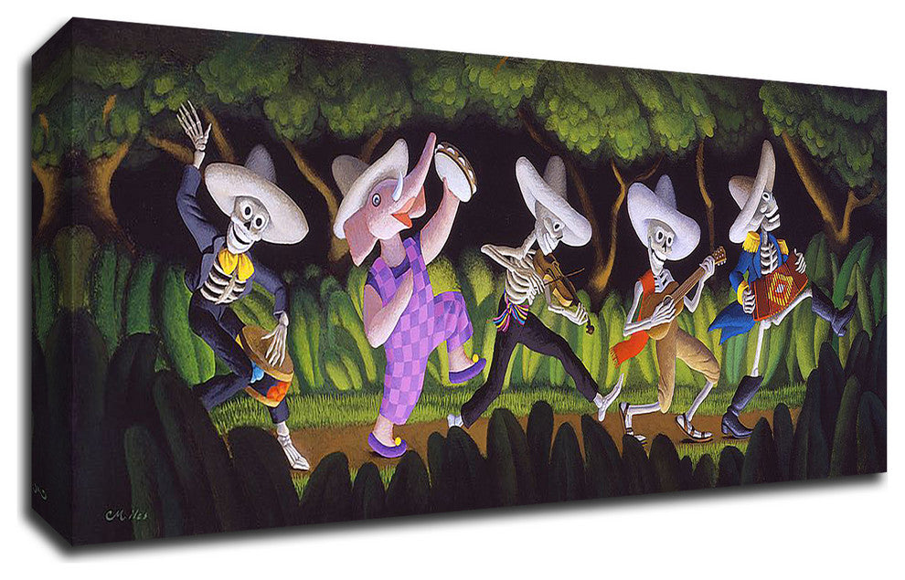 The New Guy by Chris Miles, Print on Canvas, 40"x15"