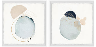 Broken Dimension Diptych, 2-Piece Set, 24x24 Panels