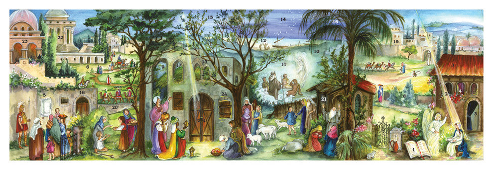 Sellmer Advent- Panorama Scene Of Bethlehem