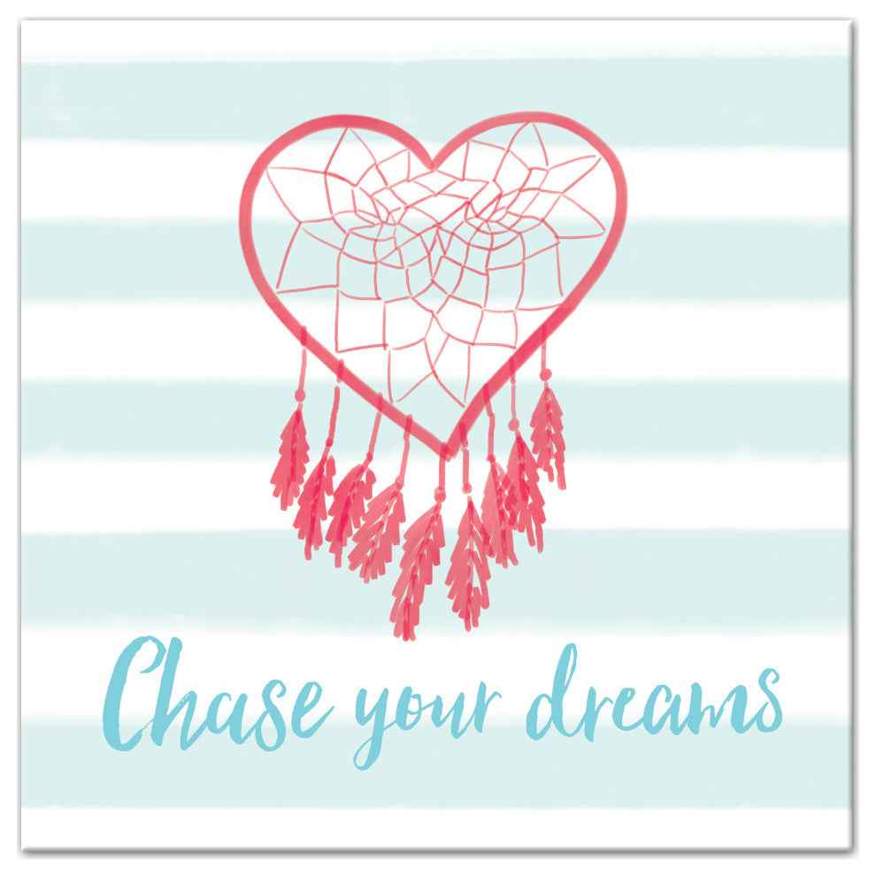 Chase Your Dreams 20x20 Canvas Wall Art