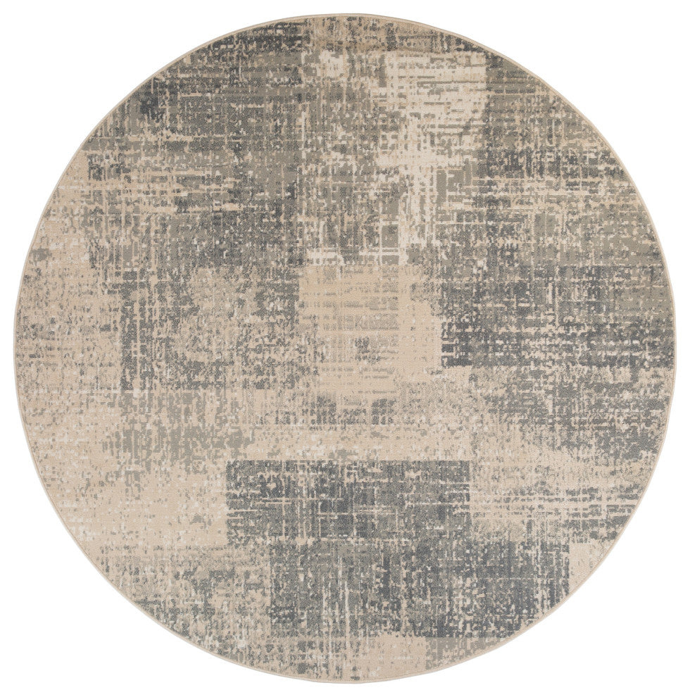 Alpine Cel Area Rug, Blue, 7'10" x 7'10"R, Abstract