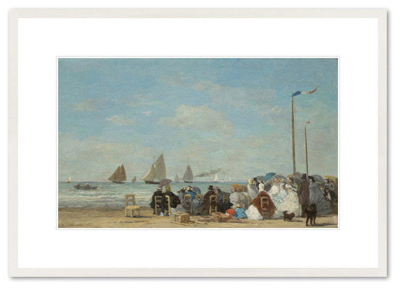 Beach Scene at Trouville, 1863