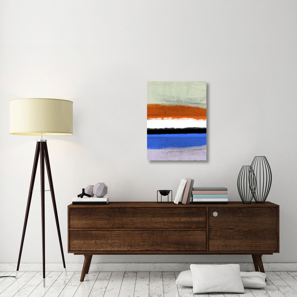 "Abstract Stripe Theme White And Black" Fine Art Print