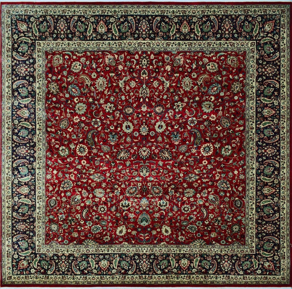 Heirloom Amoughli Red Square Rug 8''4"x7''10"