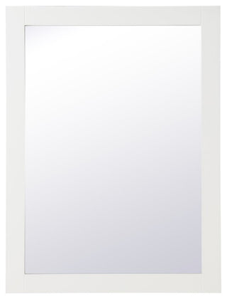 Anderson Rectangle Vanity Mirror 27", White