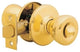 Kwikset Tylo Privacy Bed and Bath Knob, Bright Brass