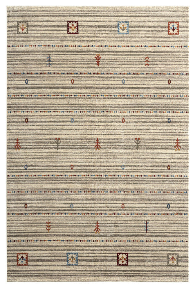 Abani Rugs Mesa MES200A Beige Southwestern Geometric Area Rug