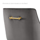 Bar Stool Chair Barstool, Set of 2, Gray, Velvet, Modern, Mid Century