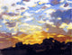 Edward Potthast Golden Sunset, 21"x28" Wall Decal Print