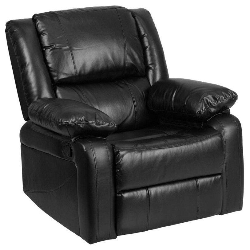 Harmony Series Black Leather Recliner