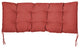 Sunbrella Canvas Indoor/Outdoor Tufted Bench Cushion, Henna, 37x17x2"