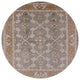 Ahgly Company Indoor Round Mid-Century Modern Area Rugs, 3' Round