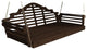 Pine Marlboro Swingbed, Walnut Stain, 75 Inch