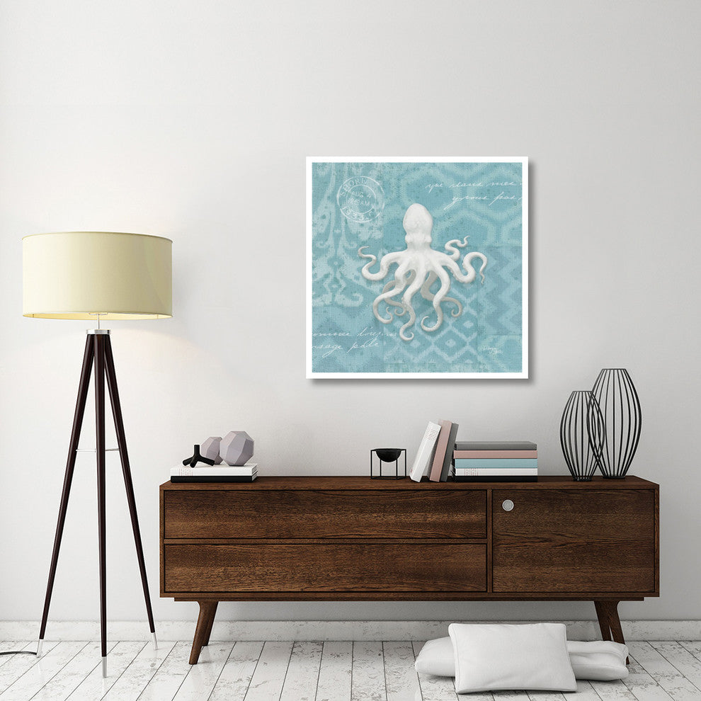 "Coastal Elegance II Light" Digital Paper Print by Wellington Studio, 38"x38"