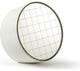 Atipico Centimetri 20 Wall Mirror, Signal White/White