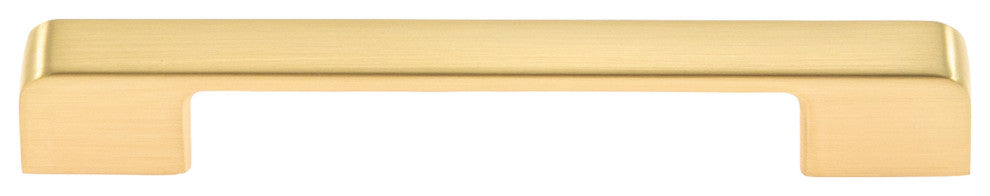 Utopia Alley Zinc Cabinet Pull, 3.75"/5.0" Center to Center, Brushed Brass, 5.0", 1 Pack