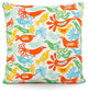 Yellow And Orange Bird Throw Pillow Cover, 20"x20"