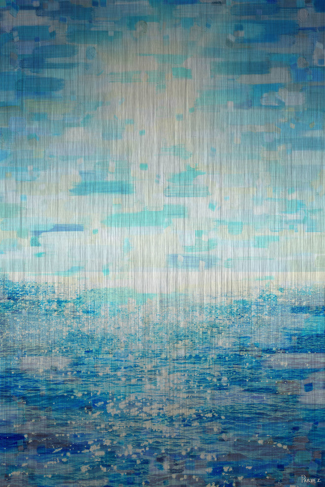 "Better Days" UV Ink Print on Brushed  Aluminum, 30"x45"