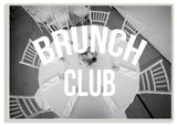 Brunch Club Table, 12.5"x18.5", Wall Plaque Art